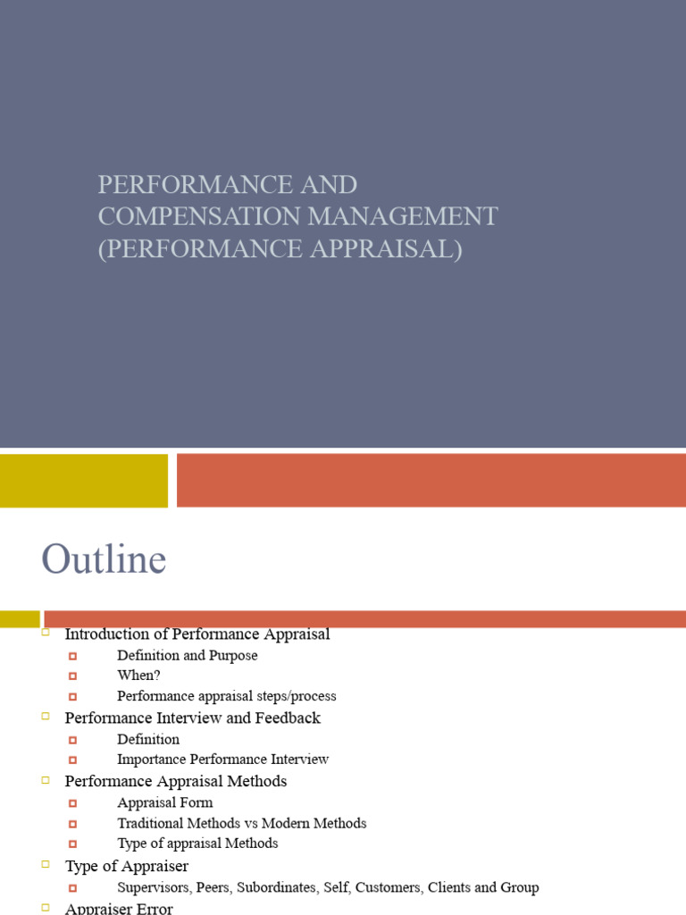 Performance Appraisal Management Guide | PDF | Performance Appraisal ...