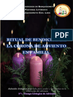 Bendición de La Corona de Adviento