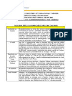 RESUMO TEXTO COMPLEMENTAR PARA ESTUDOS 7 Geometria Sagrada