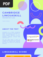 Free Linguaskill Practice Tests | PDF | Data Collection | Qualifications