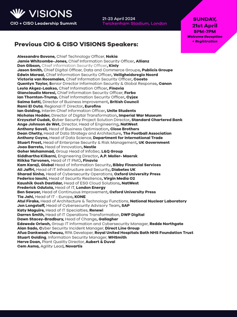 VISIONS Spring 2024 Agenda PDF