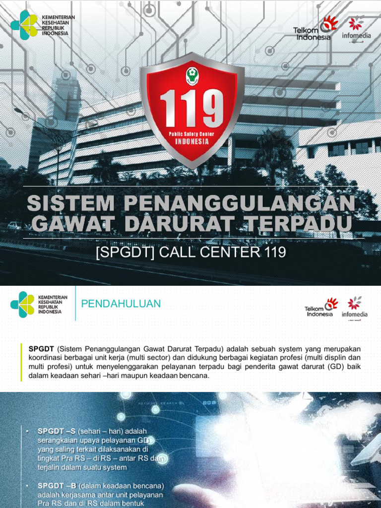 SPGDT Call Center 119 | PDF