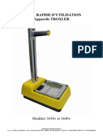 Guide Rapide Troxler 3440 Plus