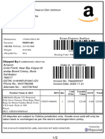 Sample Amazon Invoice