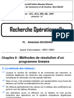 Cours_Cours_Recherche opérationnelle-Chap2 suite Chap3-4-S7-ENCG-2023-2024-Pr BOUDHAR