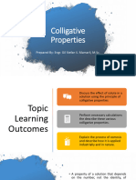 Colligative Properties