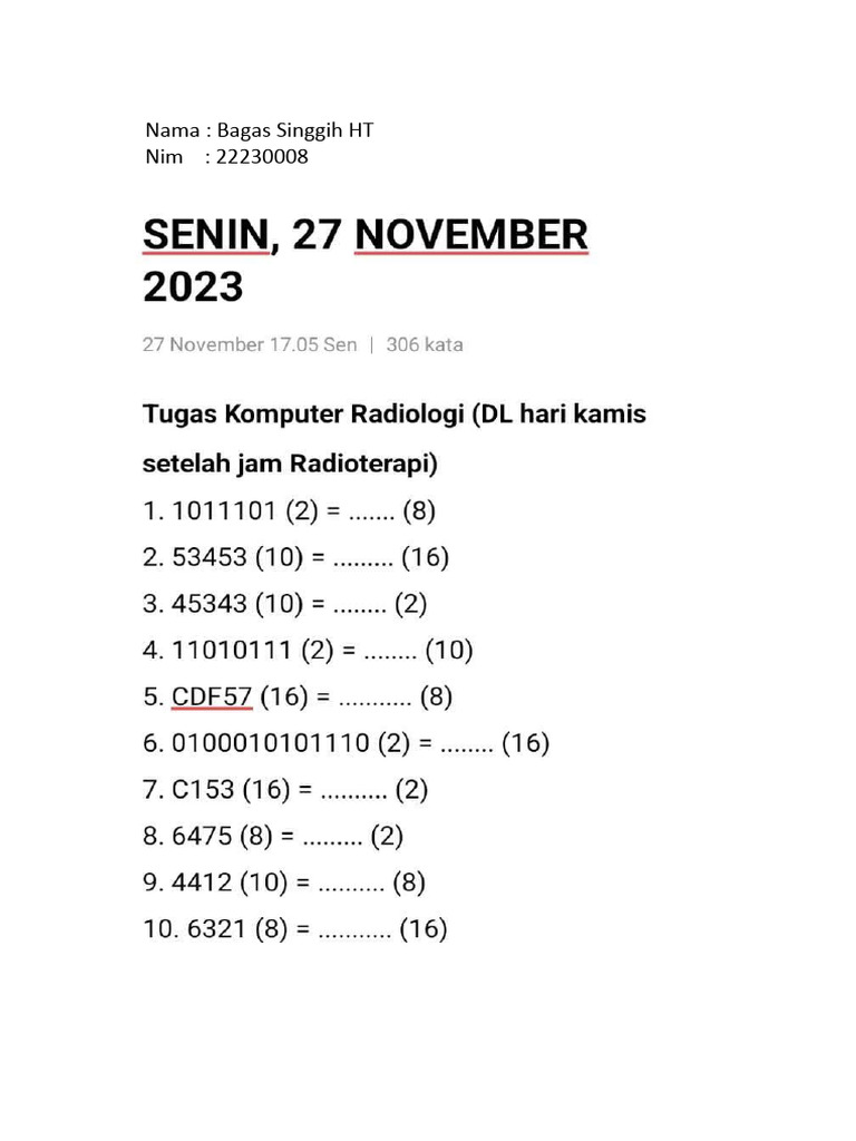 Soal Komputer Radiologi | PDF