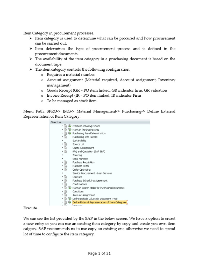 Understanding Account Assignment Categories in SAP MM | PDF | Valuation ...