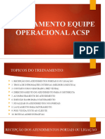 Treinamento Equipe Operacional Acsp