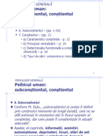 Psihologie Subconstientul - Constientul - Ok