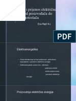 Proizvodnja I Prijenos Električne Energije Od Proizvođača Do