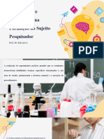 As Práticas de Laboratório Na Formação Do Sujeito Pesquisador