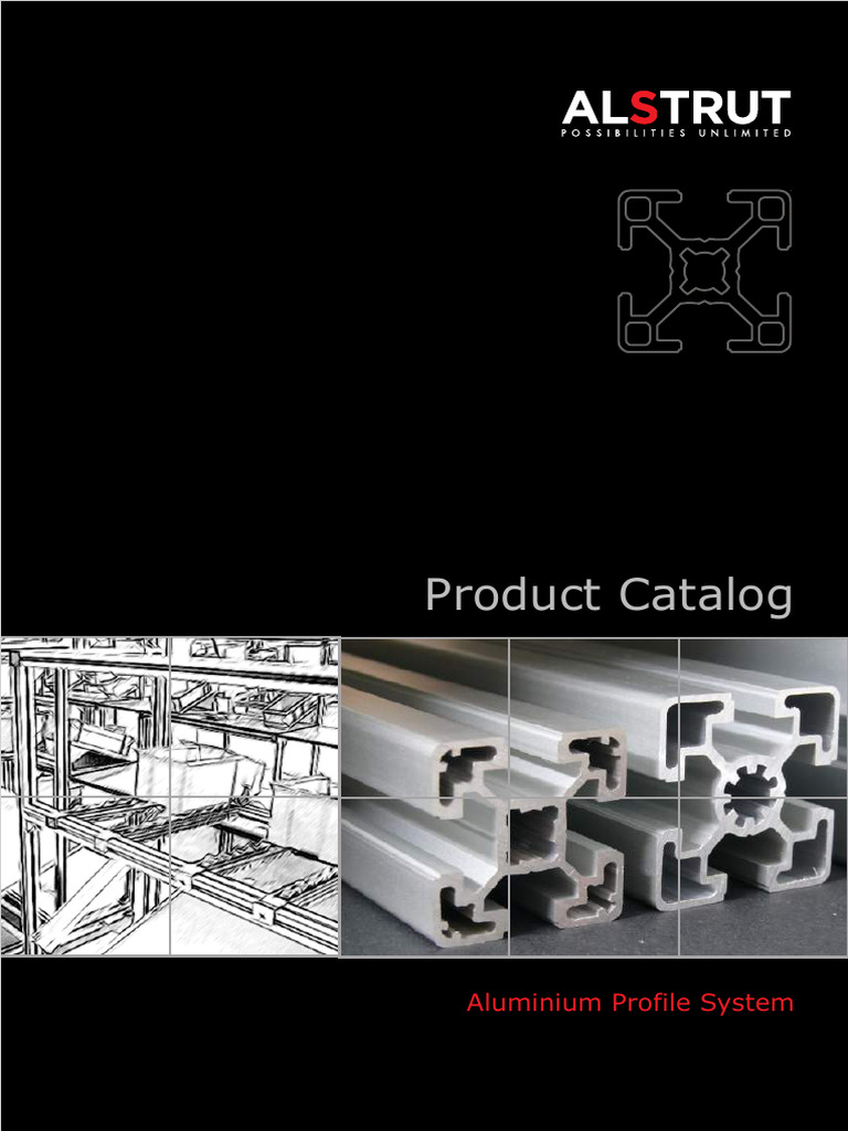 Alstrut Aluminum Profiles Catalog | PDF | Screw | Mechanical Engineering