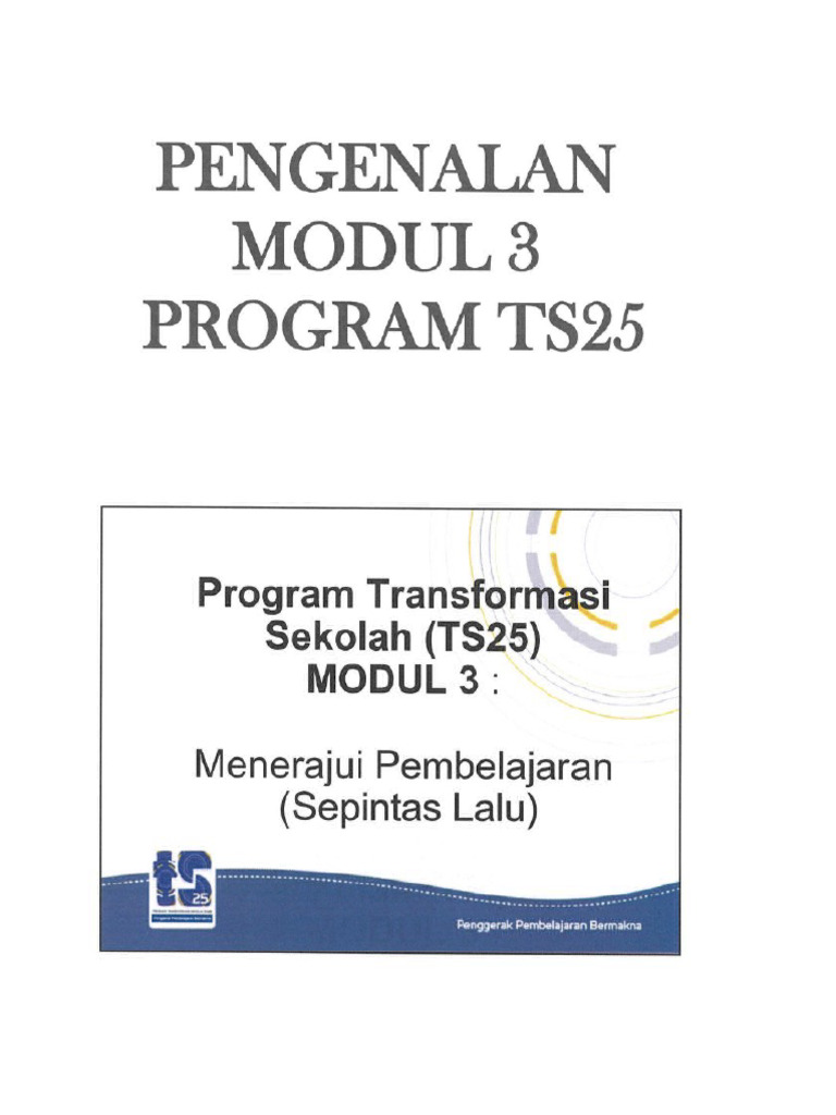 Modul 3 Untuk PPT Guru New | PDF