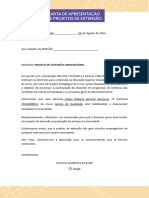 Template Carta Apresentacao Projetos Ampli