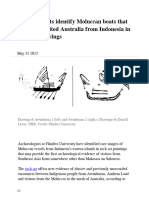 2023 05 Archaeologists Moluccan Boats Australia Indonesia
