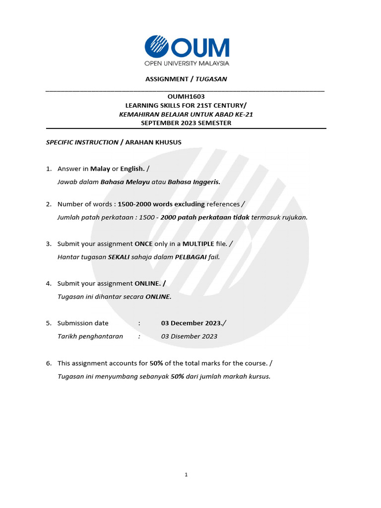 ASSIGNMENT LEARNING SKILLS PDF Curriculum Human Communication