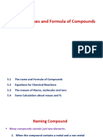 Chapter 5 Reacting Masses and Chemical Equation