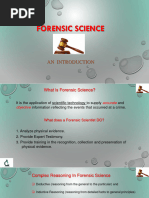 Introduction To Forensic Science