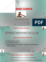 Introduction To Forensic Science