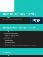 Iron Deficiency Anemia: Dr. Luci Dianne E. Elemeos, RMT, Fpogs, FPCM