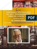 Dussel, Enrique - Conferencia Espitemologías Del Sur y Transmodernidad (2017)