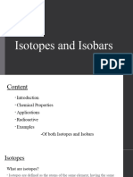 Isotopes and Isobars