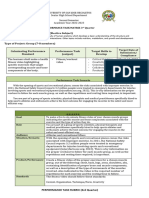 3rdquarter - Performance Task Matrix