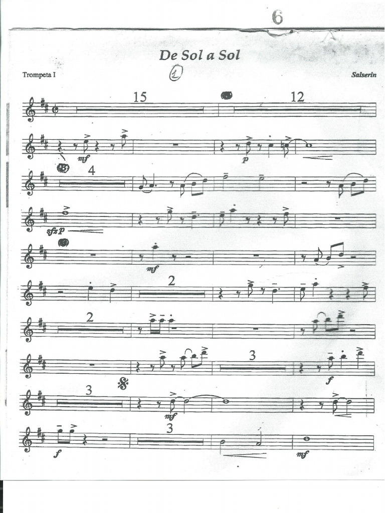 18 de Sol A Sol - Trompeta 1 2 | PDF