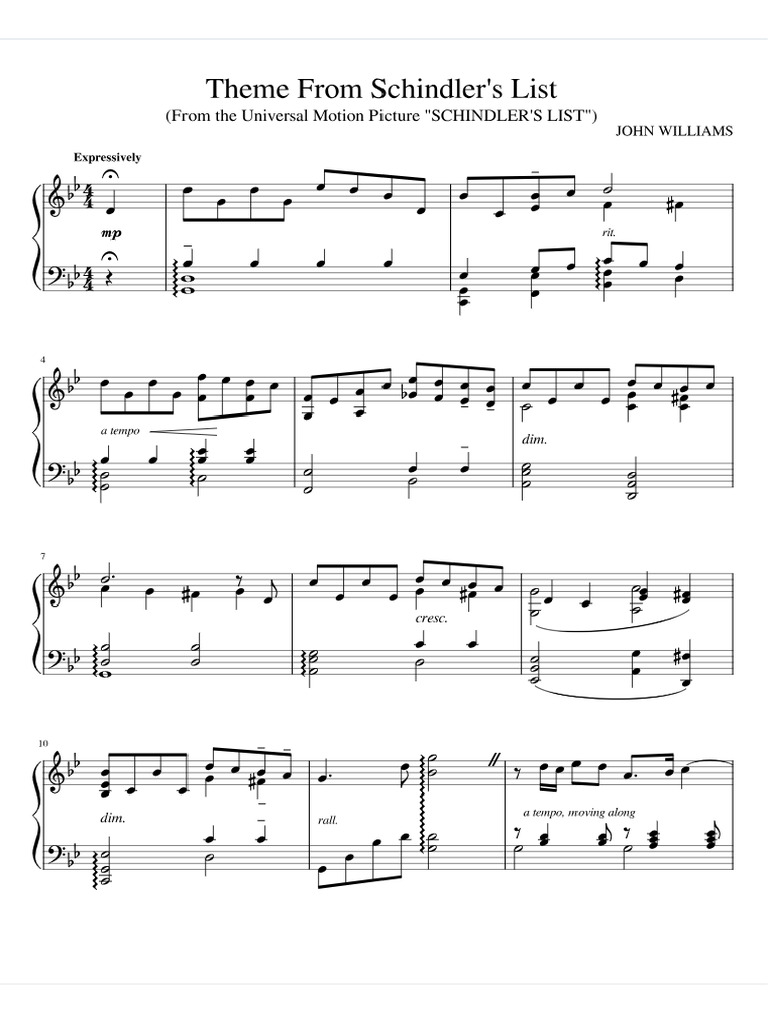 Schindlers list pdf