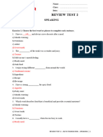 Review Test 2 - Speaking