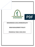 Risk Management Policy Reviewed