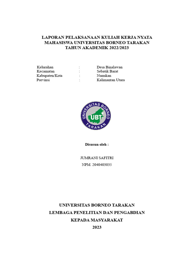 Pelatihan Pembukuan untuk UMKM Binalawan | PDF