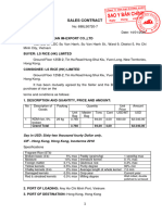 Sales Contract: Seller: Blue Ocean Im-Export Co.,Ltd