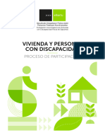 Vivienda y Discapacidad Proceso de Participacion