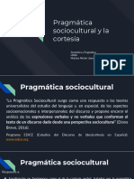 Pragmática Sociocultural y La Cortesía