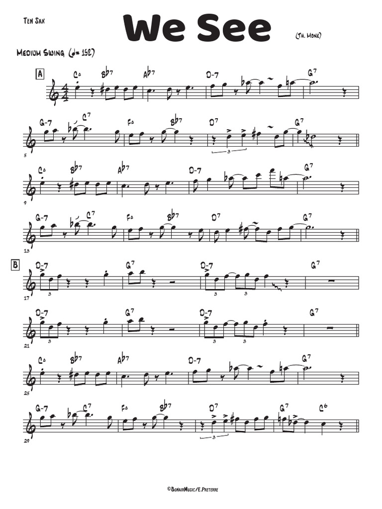 Wee See - Ten Sax | PDF
