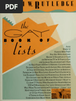 The Gay Book of Lists - Leigh W Rutledge | PDF | Homosexuality ...