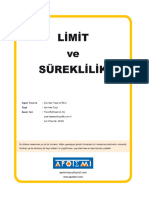 Komisyon - 2023 Apotemi Yayınları Limit Ve Süreklilik Fasikülü-Apotemi