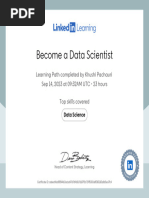 LinkedIn Learning Certificate