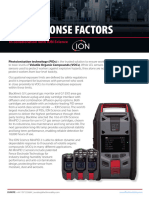 BlacklineSafety PID Response FactoTabla de Conversiones