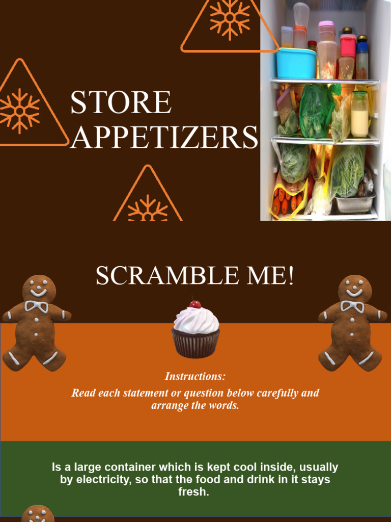 Storing Appetizers Safely and Effectively | PDF | Refrigeration | Hygiene