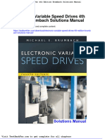 Full Download Electronic Variable Speed Drives 4th Edition Brumbach Solutions Manual