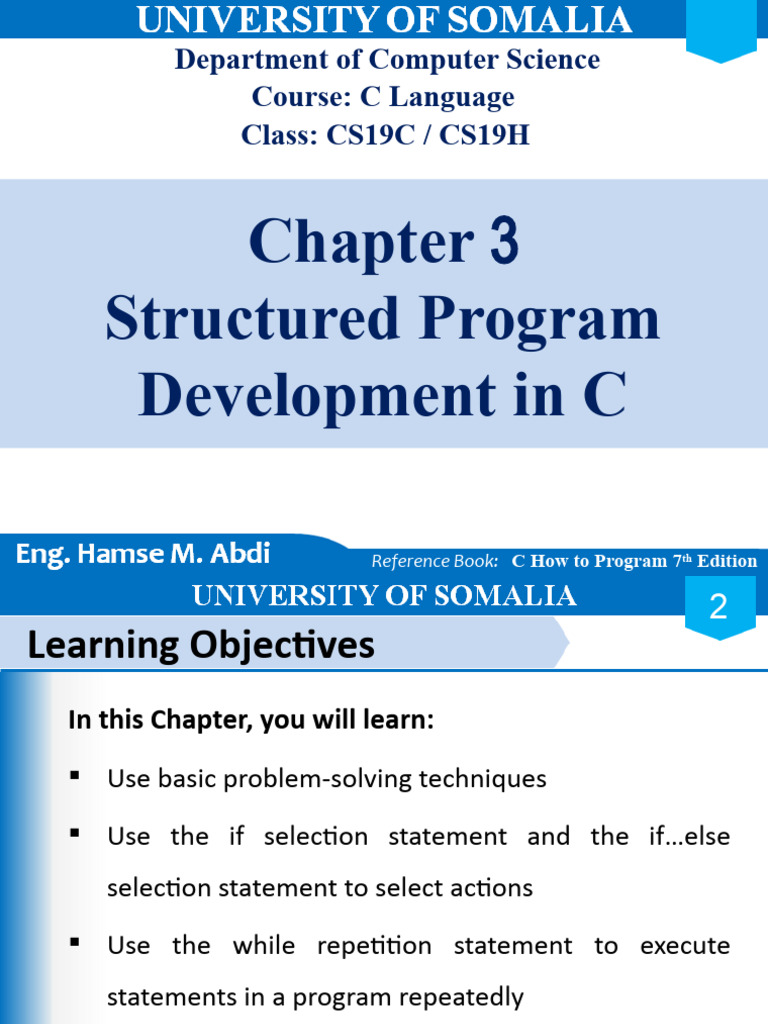 Chapter 3 - Structured Program Development in C | PDF | Algorithms ...