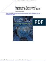 Full Download Financial Management Theory and Practice 2nd Edition Brigham Test Bank