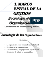 Sociologia Organizaciones. Nuevas Aplicaciones Lider