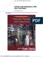 Full Download Financial Markets and Institutions 10th Edition Madura Test Bank