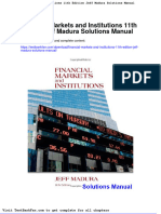 Full Download Financial Markets and Institutions 11th Edition Jeff Madura Solutions Manual