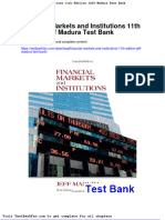 Full Download Financial Markets and Institutions 11th Edition Jeff Madura Test Bank