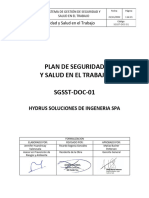 SGSST-DOC-01 Plan de Seguridad y Salud en El Trabajo HYDRUS SPA